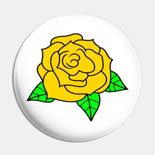 Yellow Roses Pin