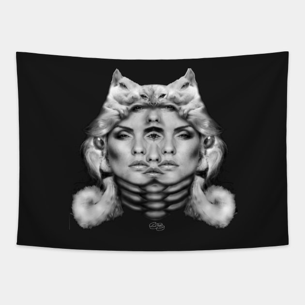 Debbie Furry Tapestry by thechristianbernal