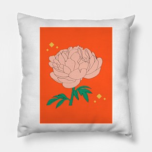 Peony Flower Pillow