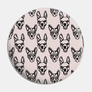 Chihuahua style laughing dog Pin