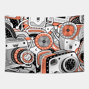 Abstract Camera Pattern Tapestry