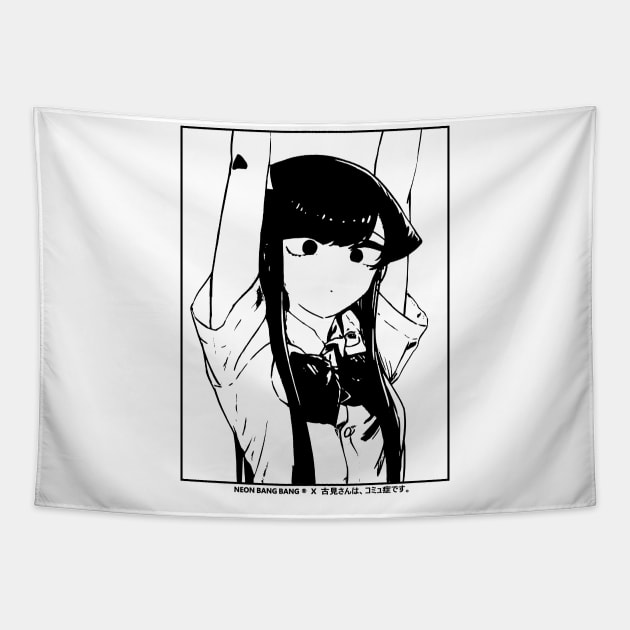 Komi-san #2 Tapestry by Neon Bang Bang