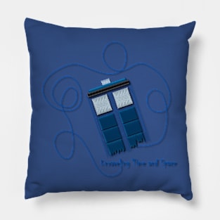 Unraveling Tardis Pillow