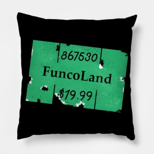 Retro Video Game Store Land Pillow