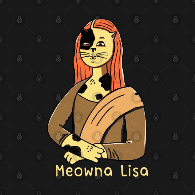 Meowna Lisa: Mona Lisa Cat by Yelda