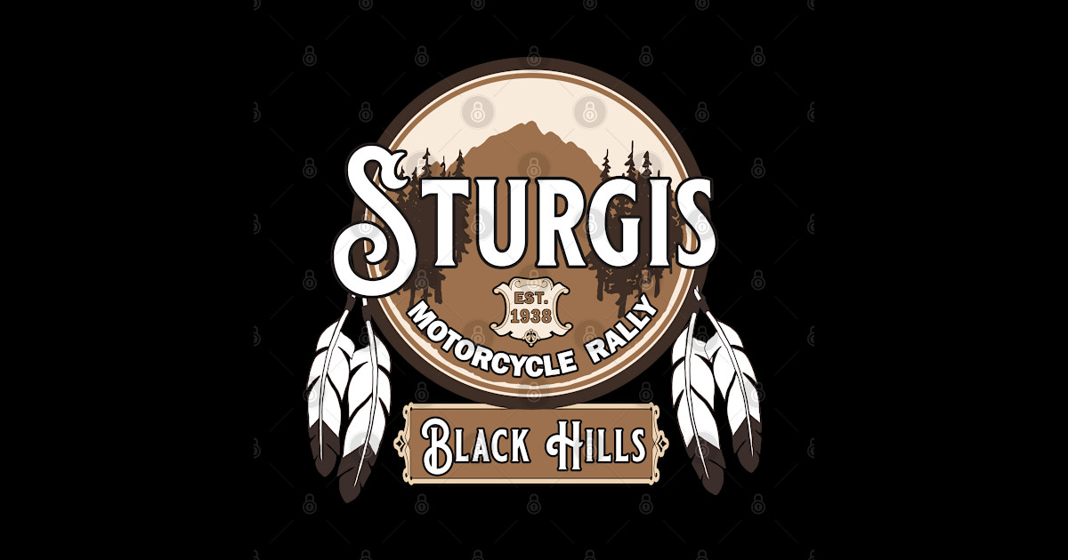 Sturgis Motorcycle Rally Black Hills Est. 1938 - Sturgis - Sticker ...