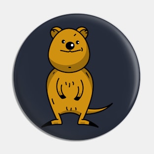 Short-tailed kangaroo Quokka Pin