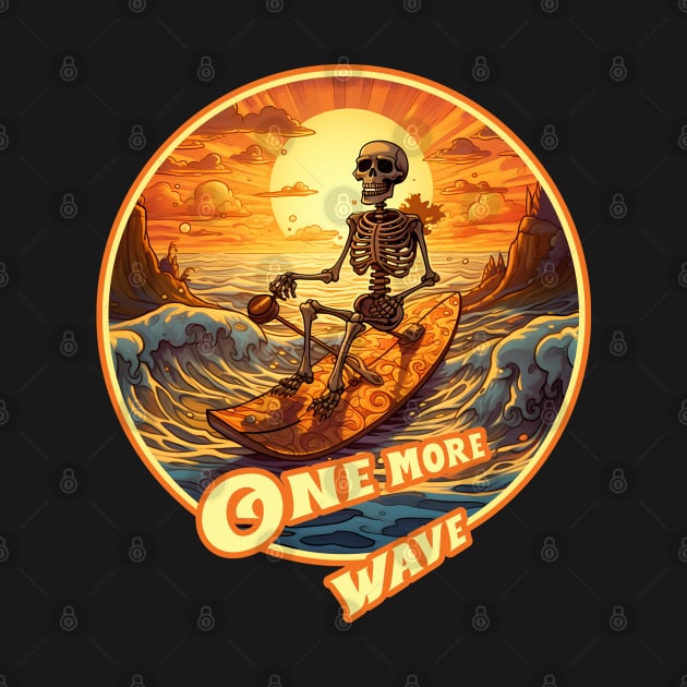 Halloween Surfer skeleton by GraphGeek