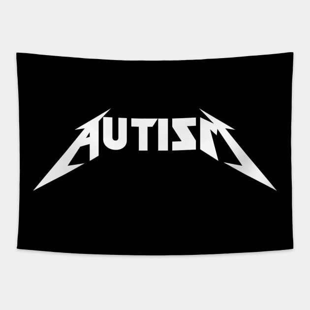 Autism Meme Tapestry by swankyswamprat