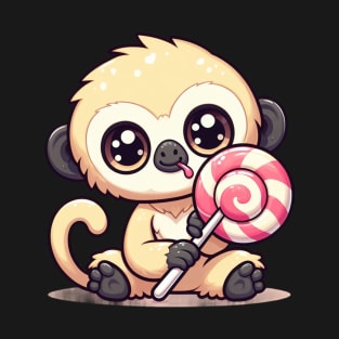 gibbon with lolipop T-Shirt