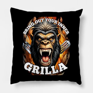 Grilla BBQ - Bring Out Your Inner Grilla Pillow