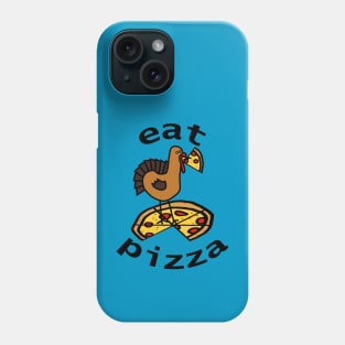 Eating Pizza For Thanksgiving Food Phone Case