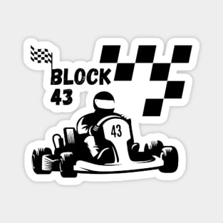 Racing Block 43 Magnet