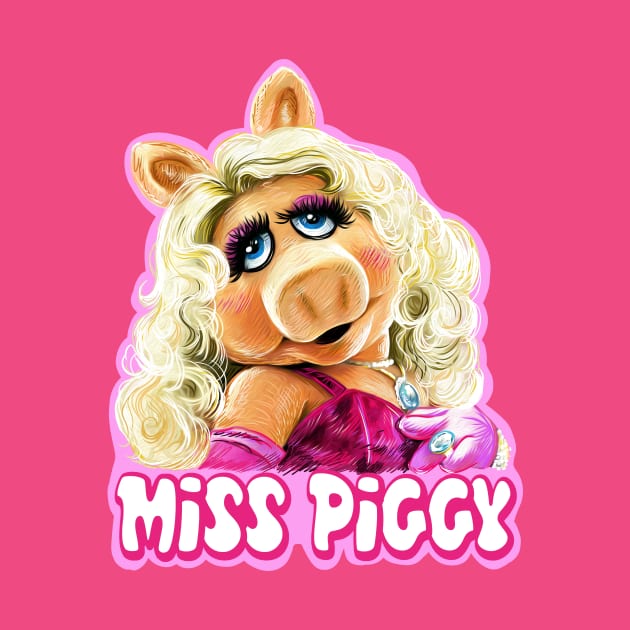 Miss Piggy - The Muppets Fan Art by CatsandBats