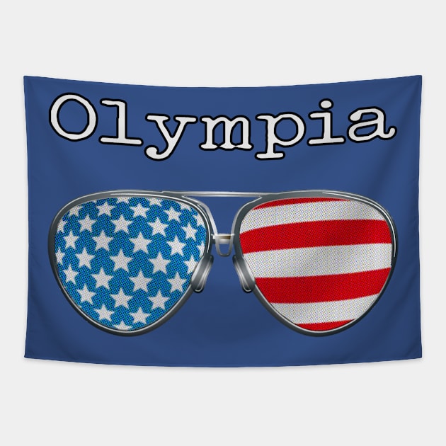 USA PILOT GLASSES OLYMPIA Tapestry by SAMELVES