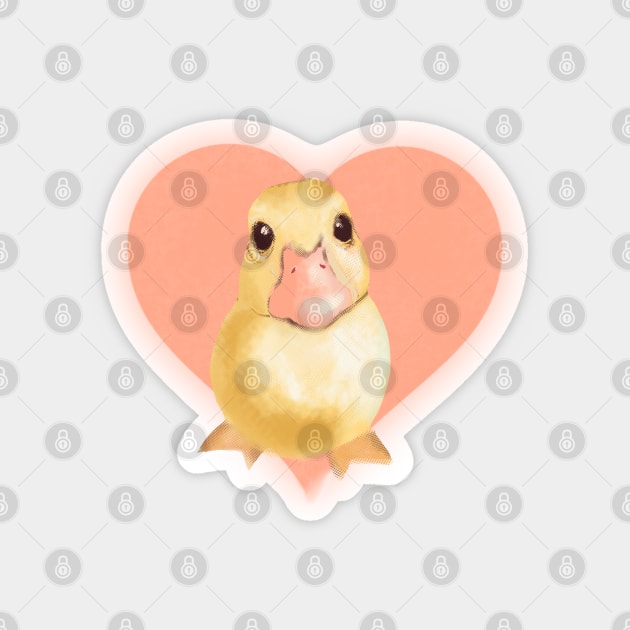 Duckling Magnet by Mimie20