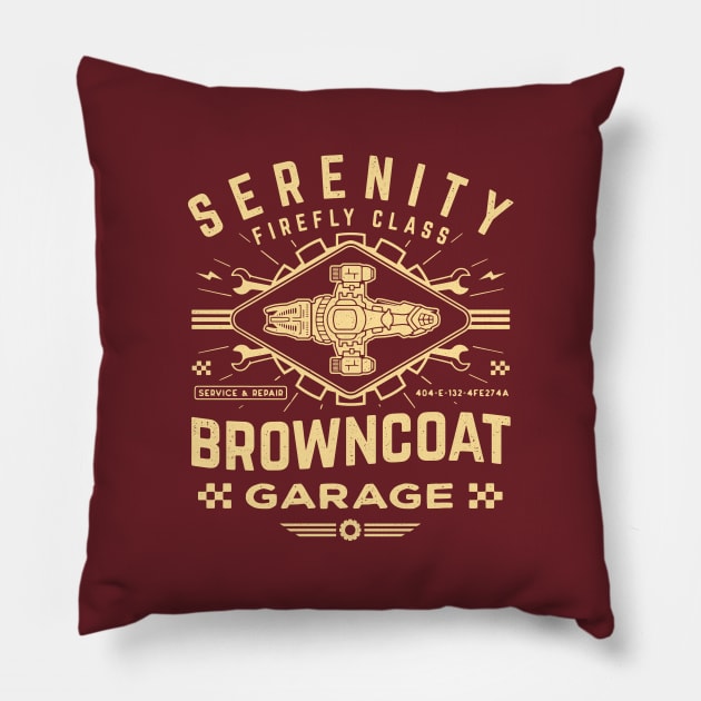 Browncoat Garage Pillow by logozaste