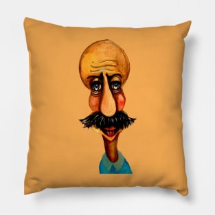 Mustache man Pillow