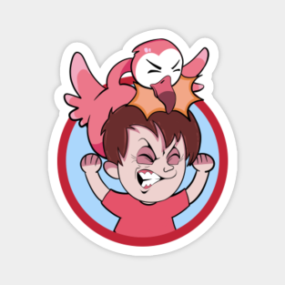 Flamingo Youtube Magnets Teepublic - flamingo youtube roblox characters