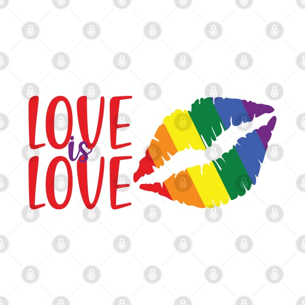 Love Is Love LGBT Gay Pride by JaiStore