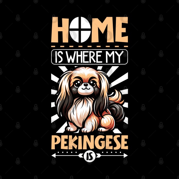 Home is with my Pekingese by Modern Medieval Design