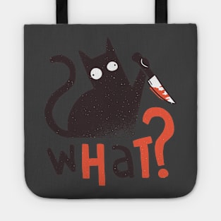 What? Murder Cat Tote