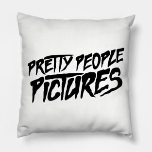 Black Logo Pillow