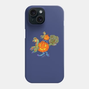 Halloween Oviraptor pumpkin with Jr. Phone Case