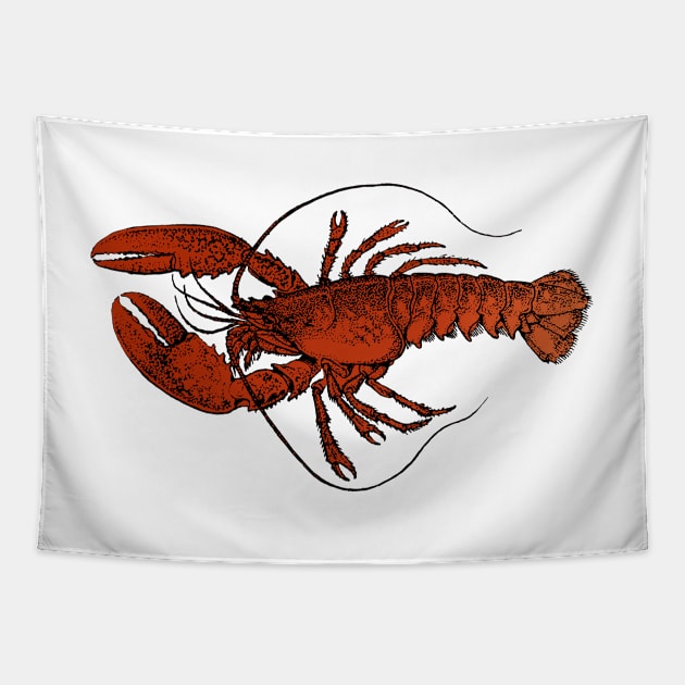lobster pattern Tapestry by B0red