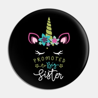 Promoted To Big Sister Unicorn Mode Pin