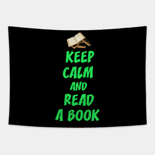 Keep calm and read a book Tapestry