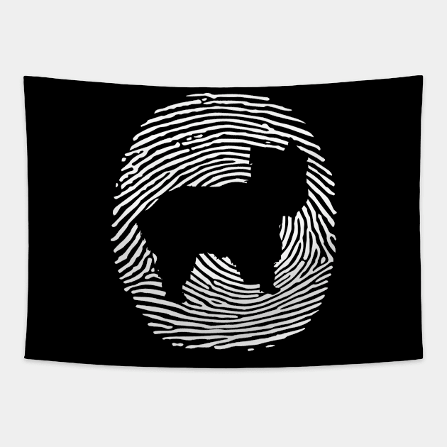 Yorkshire Terrier DNA Fingerprint Dog Yorkshire Terrier Tapestry by Shirtjaeger