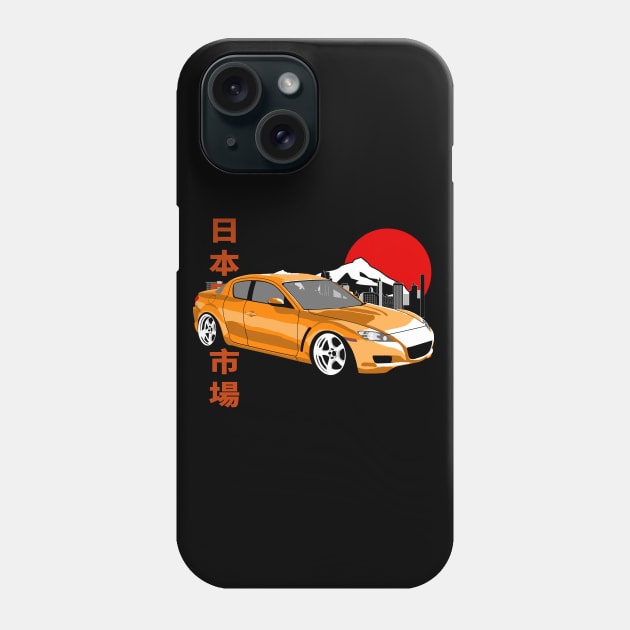 Mazda RX-8 JDM Style Phone Case by Rebellion Store