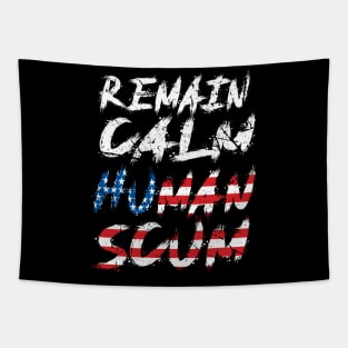 remain human scum Tapestry