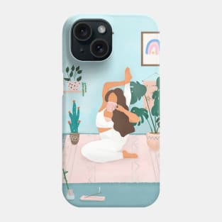 Yoga girl Phone Case