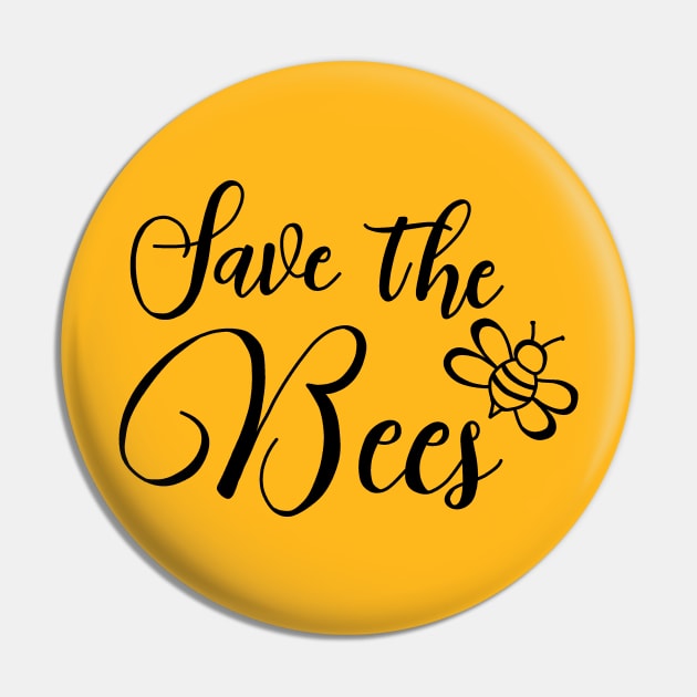 Save the Bees Pin by valentinahramov