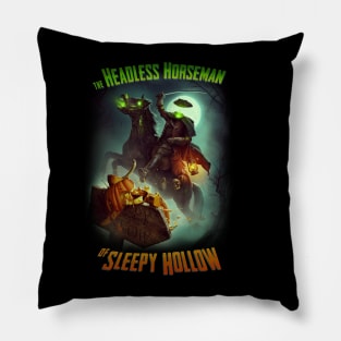 Headless Horseman (with Text) Pillow