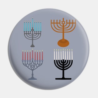 Hanukkah Judaism Jew Religion Pin