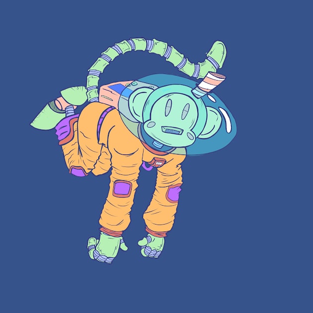 Monkey - Bot In Space by JbombCreative