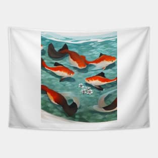 The Art of Koi Fish: A Visual Feast for Your Eyes 13 Tapestry