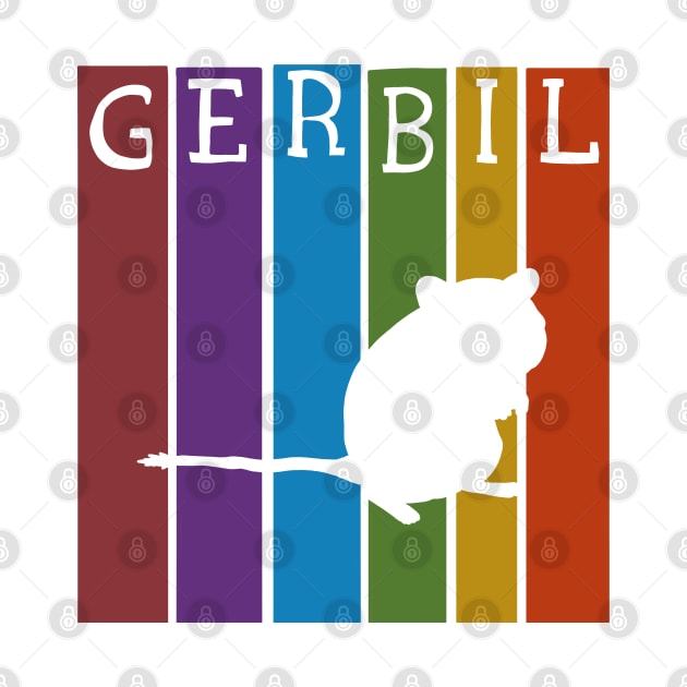 Vintage stripe gerbil by Becky-Marie