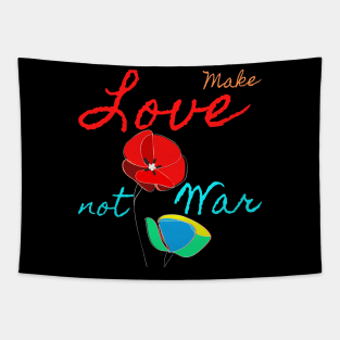 Make Love Not War Tapestry