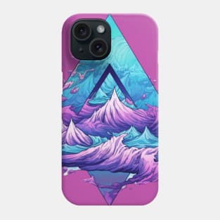 Summer Vaporwave Wave Triangle Phone Case