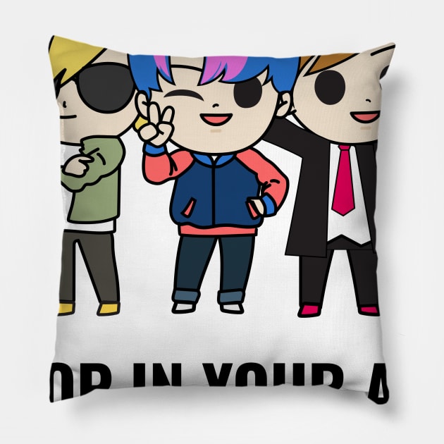 kpop Pillow by asian tee