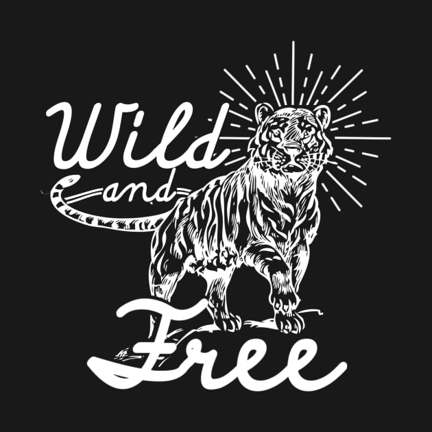 Wild and Free Tiger Tattoo by ballhard