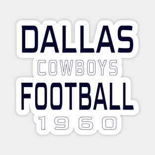 Dallas Cowboys Football 1960 Classic Magnet