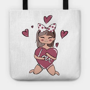 Giving you my heart - Nori Doll Tote