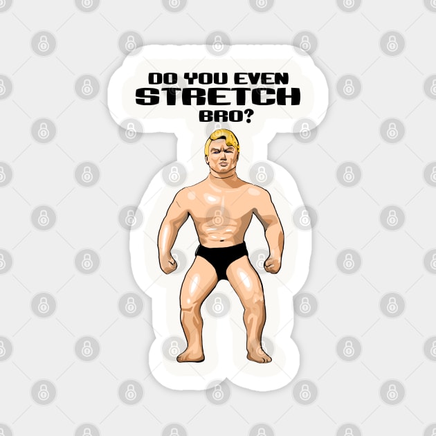 Do You Even Stretch, Bro? Magnet by FanboyMuseum