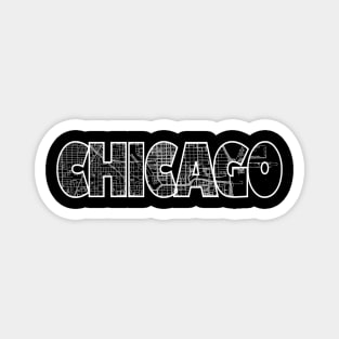 Chicago Street Map Magnet