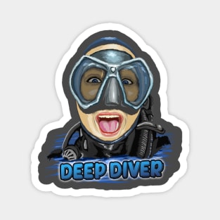 The Scuba Girl - Deep Diver Magnet